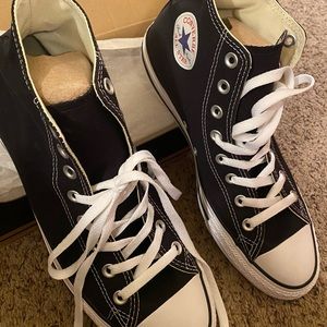 Black Converse Chuck Taylor All Star High Top Sneakers- New in the Box
